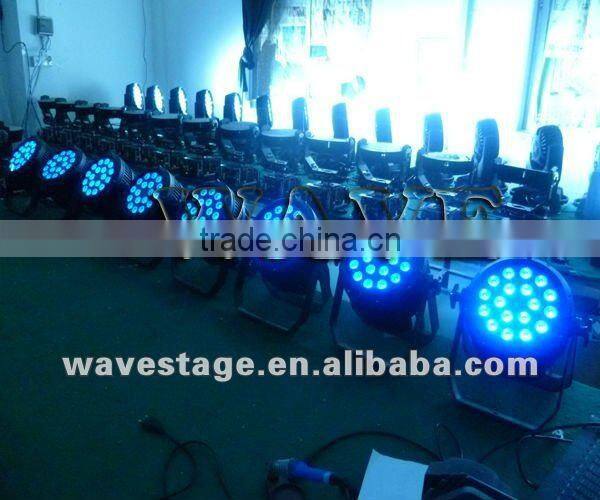(WLP-01-2)HOT 18 pcs 4 in 1 RGBW led rgbw 18pcs 10w leds ip 65 par light
