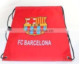 custom printing polyester/ nylon draw string bag heat tranfer printing