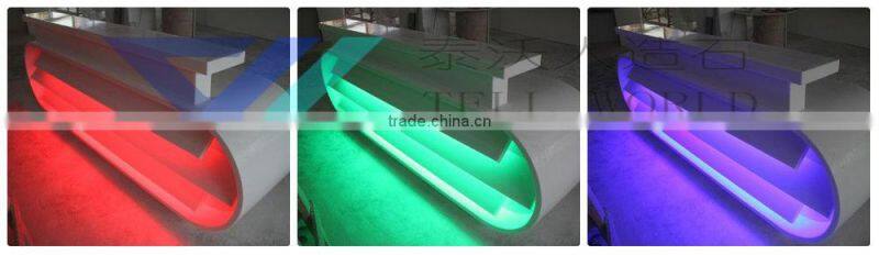 2015 Custom Design modern nice information raception desk furniture