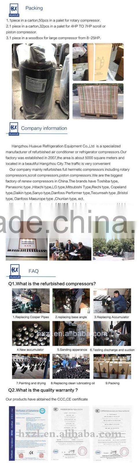 highly R22 hitachi popular compressor China