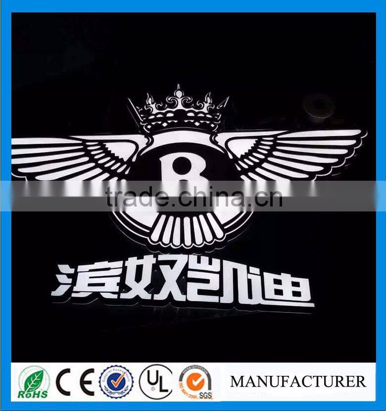 Luminous led acrylic english words small letters with led light