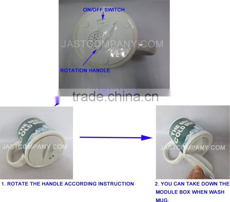 12oz Musical Ceramic Custom Coffee Mug