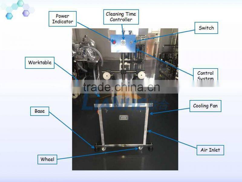 Cosmetic Pharmaceutical Medical Glass Plastic Bottle Air Cleaning Machine