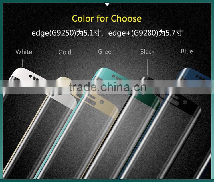 3D 9H Full Cover Tempered Glass Screen Protector for Samsung Galaxy S6 Edge Plus