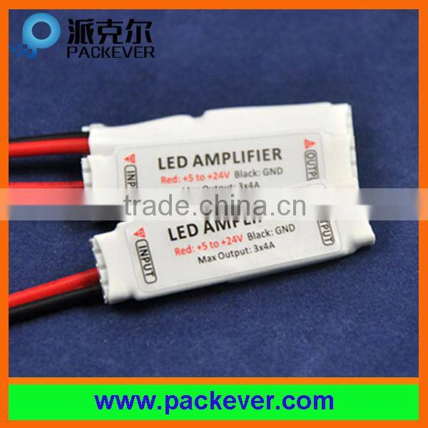 DC 5V-24V input 12A output rgb mini LED amplifier/repeater