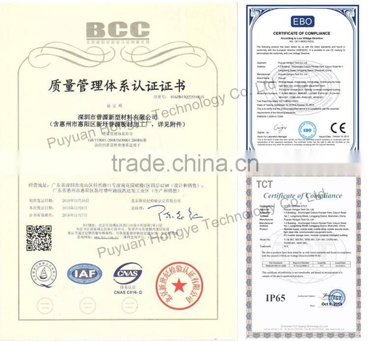 2016 HOT New Sale Prefab Homes Luxury Housing Movable Modular Container Villa