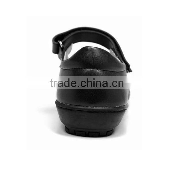 2016 Wholesale Cheap Girls School Uniform Shoes with Flower