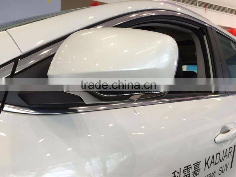 ABS Chrome Mirror Moulding Cover 2 Pcs For KADJAR Car Accessories 2016