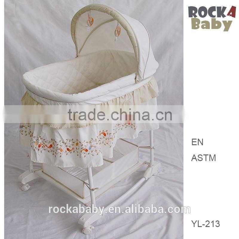 Rock a Baby Baby Cradle Baby Bassinet with rocker