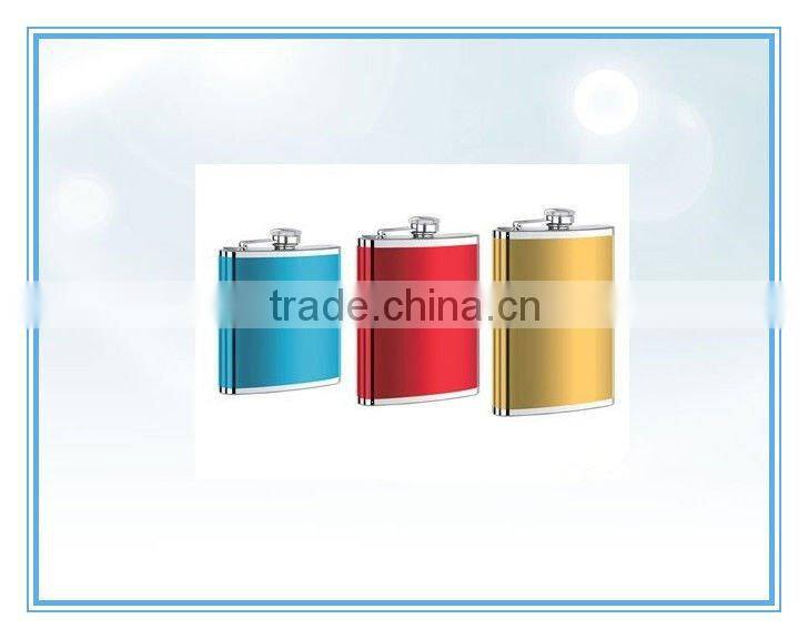 high quality series stainless steel painting hip flask