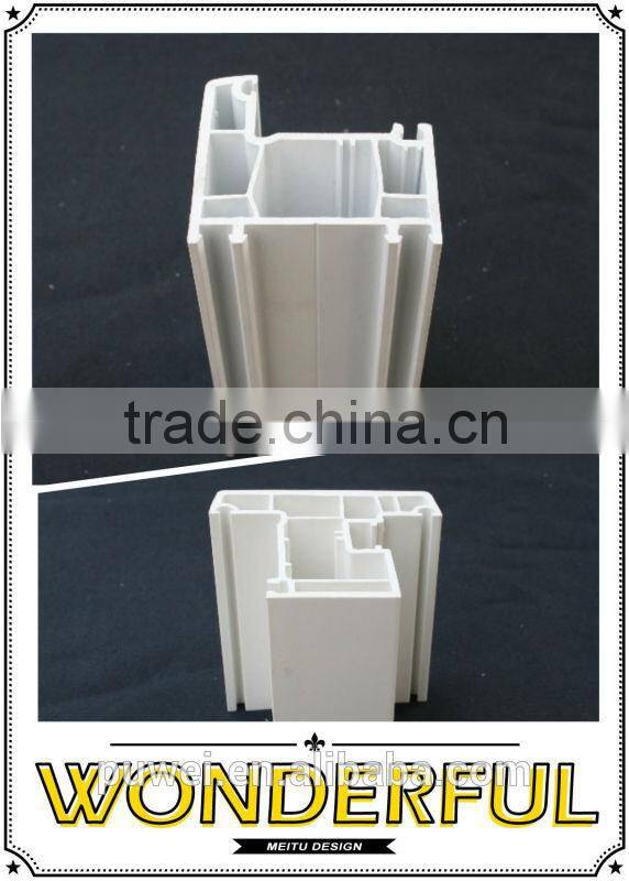 88 white PVC profile for plastic window and door