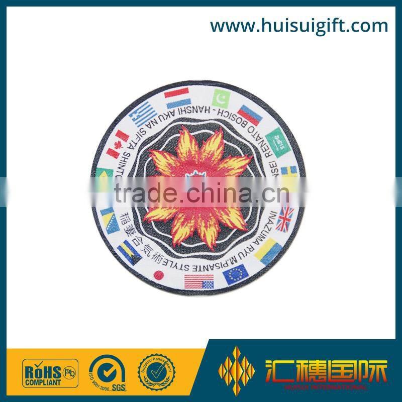 custom hot sale fashionable patch with Logo for t-shirt no label