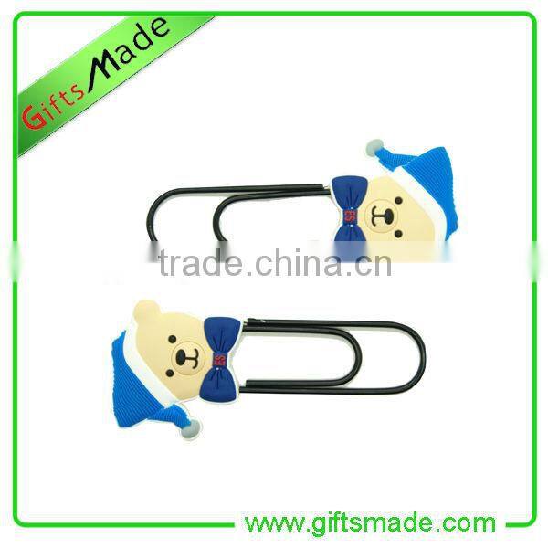 2013 New style Promotional custom eco-friendly rubber bookmark