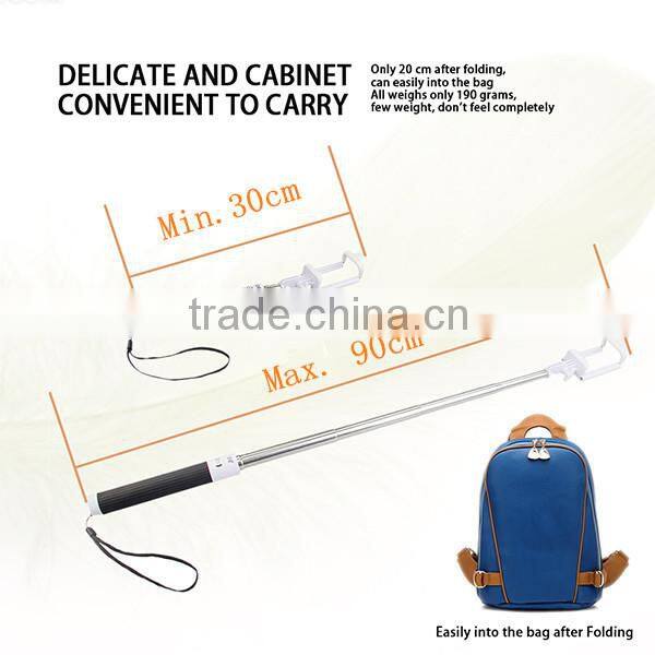 Dispho Selfie Handheld Foldable all-in-one Monopod Portable Wireless Self-Timer Monopod for cellphone CL-96