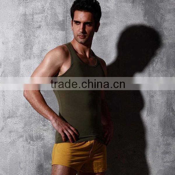 2016 top crop men vest plain white vest tops white cotton loose black top