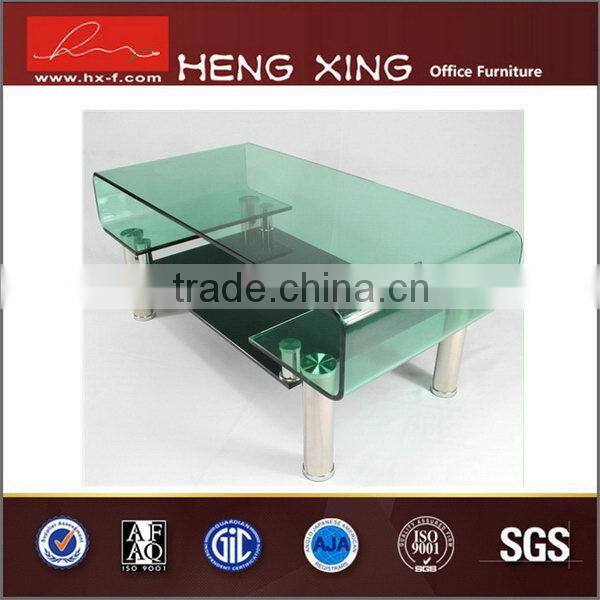 High potency new style tempered glass office hardware table