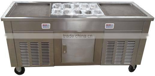 commercial fried ice cream machine price flat pan ice cream machine for sale