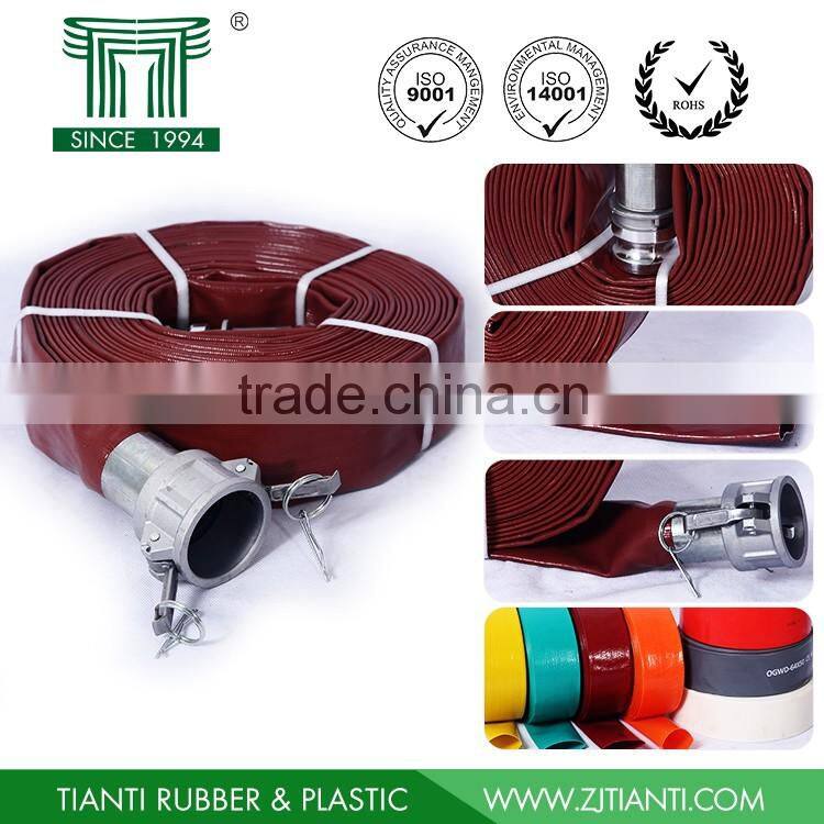 2 Inch New Water Discharge Hose Heavy Duty Agriculture Irrigation PVC Layflat Hose