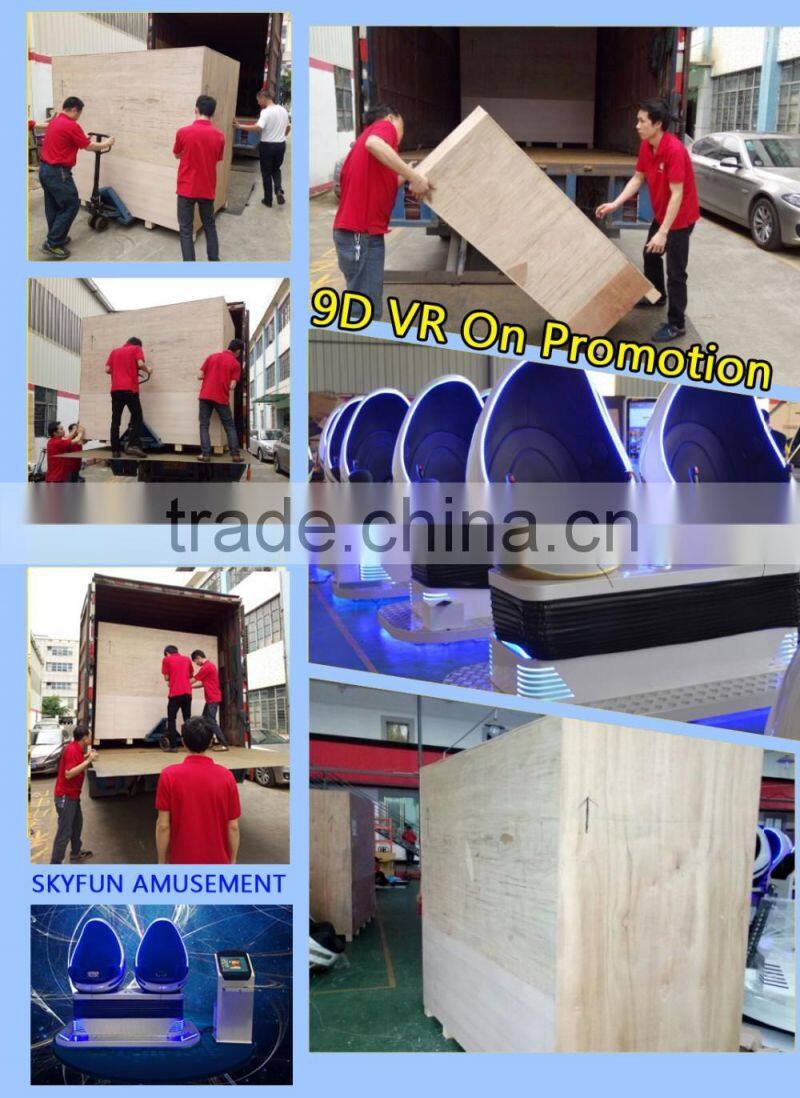 New design 9D vr video cinema virtual roller coaster movie 9d cinema