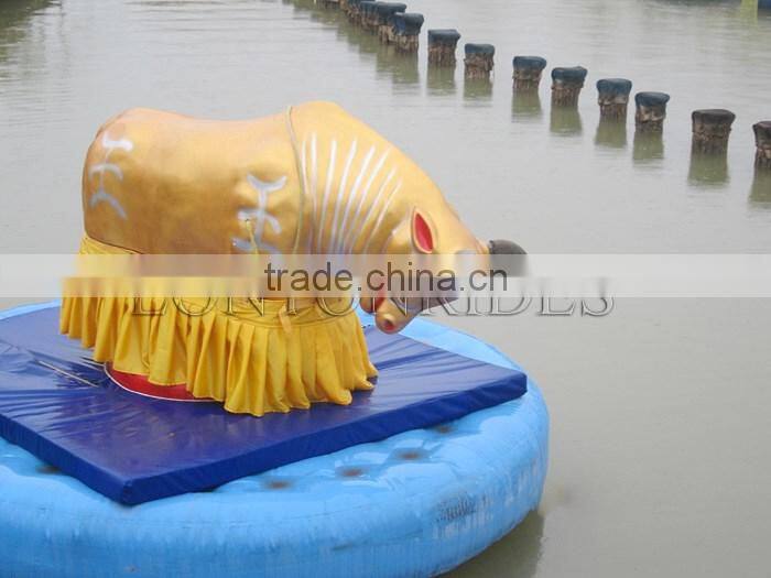 Cheap Price Mechanical Bull Big Inflatable Amusement Park Adult Game Rides