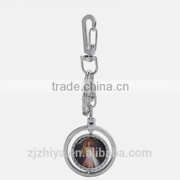 promotional useful religious 3d wholesales blank metal keychain