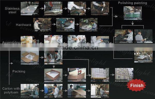 Cheap Crystal pendant lamp Crystal Square Chandelier OM9217