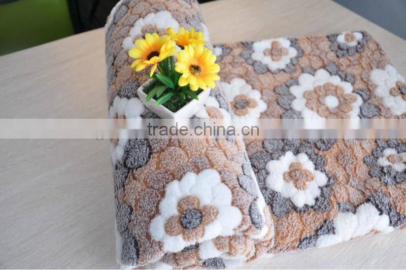 Manufactory wholesale 100%polyester home textile organic swaddle blanket kids bed set