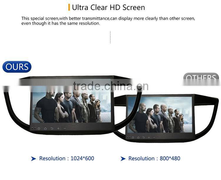 Cheap 10.2 Inch Bluetooth MP3 player dvd with gps for car Honda CRV