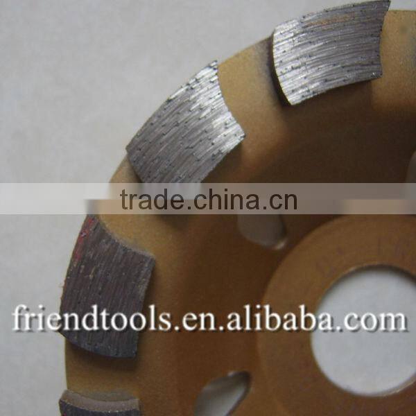 4" Sharp Cup-shape Diamond Grinding Wheel