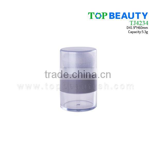 TJ4234- New Empty Cosmetic Loose Powder Container with Sponge