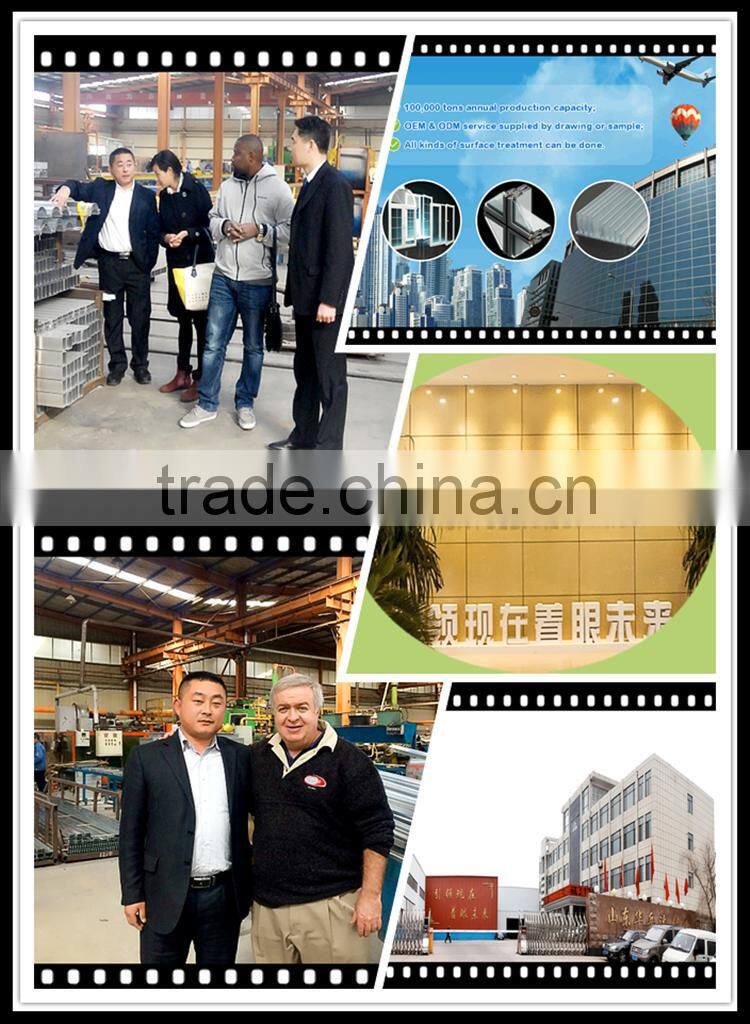 Factory Price 6063 T5 Aluminum Extrusion Profile for Doors and Windows