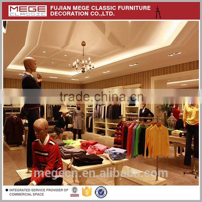 Best Selling Wood Clothes Display Wall Cabinet