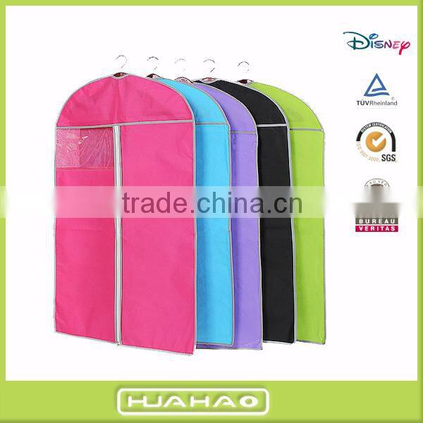 durable dust cover garment/suit bag for dresses wholesale