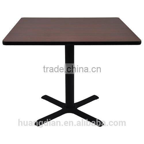 wholesale modern metal base wood high top restaurant table