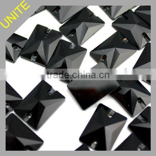 Rectangle Crystal Sew-on Stones for Garment Dress Accessories