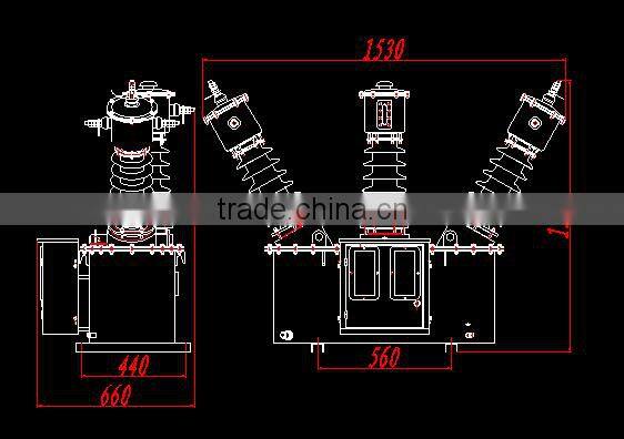 Made in China high Voltage electric measuring tank( Combined Transformer ) High quality manufacture