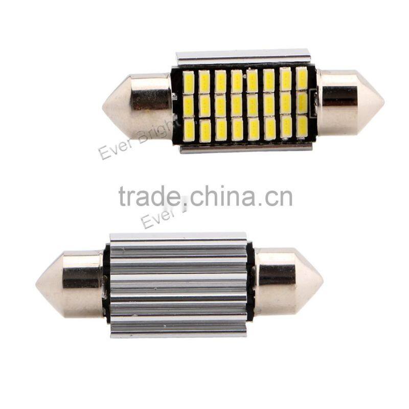 Festoon 3014 24smd Auto Lamp Reading dome roof Light 12V Led Car interior Light festoon bulbs