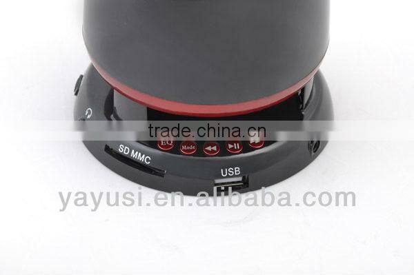 Bullet shape FM speaker supporting SD/TF