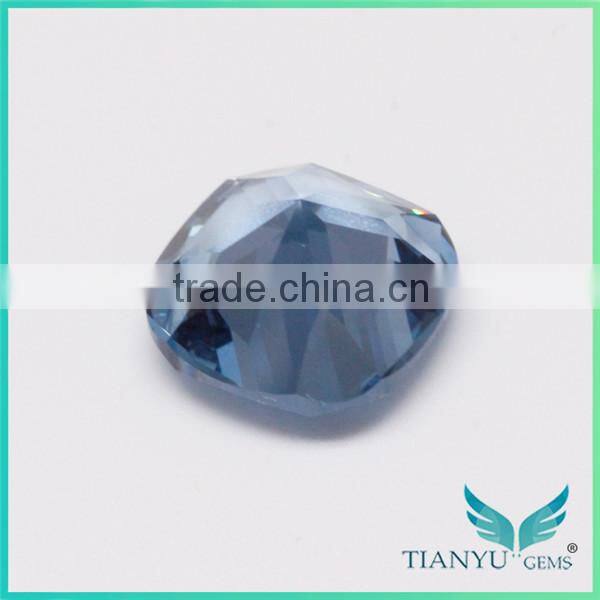Wholesale Gem Processing Heat Resistant Aquamarine Blue Nano Spinel For Micro Pave Jewelry