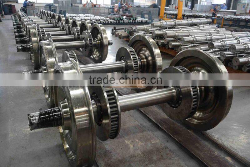 passenger wheelset of railway