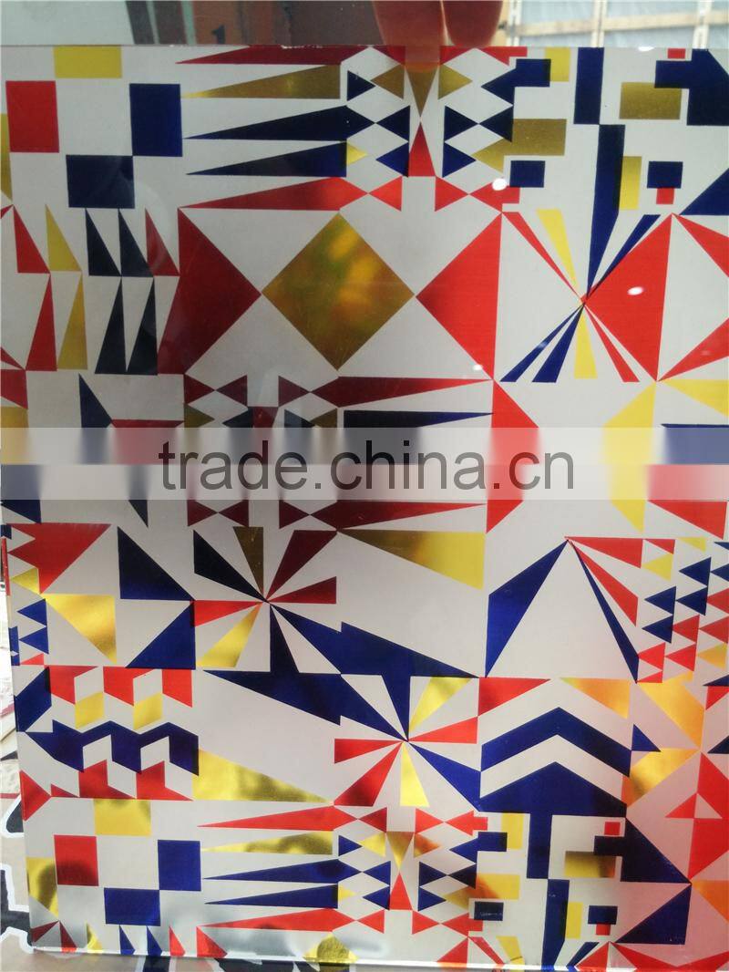 decorative colorful windows glass