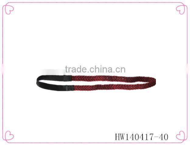Small elastic headband,braided hair wrap,accessorie for girls