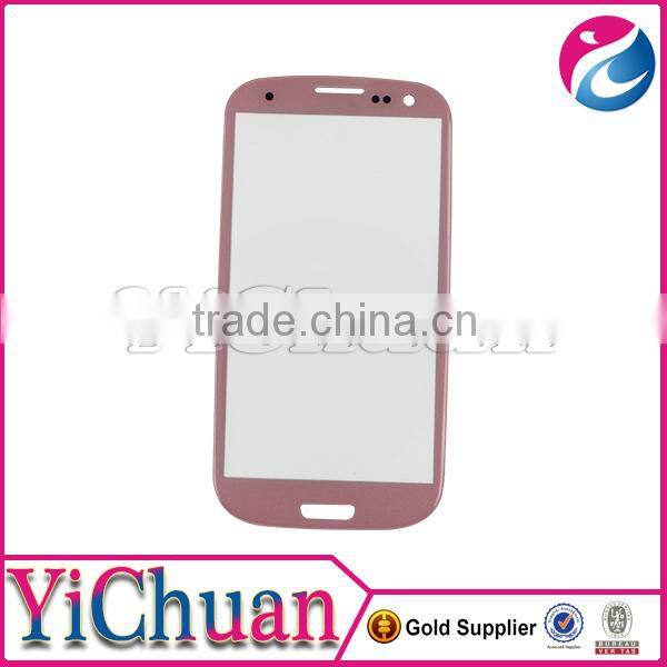 High quality for samsung s3 lcd glass, for samsung s3 glass len