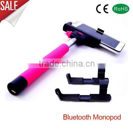 selfie monopod with stainless steel pipe