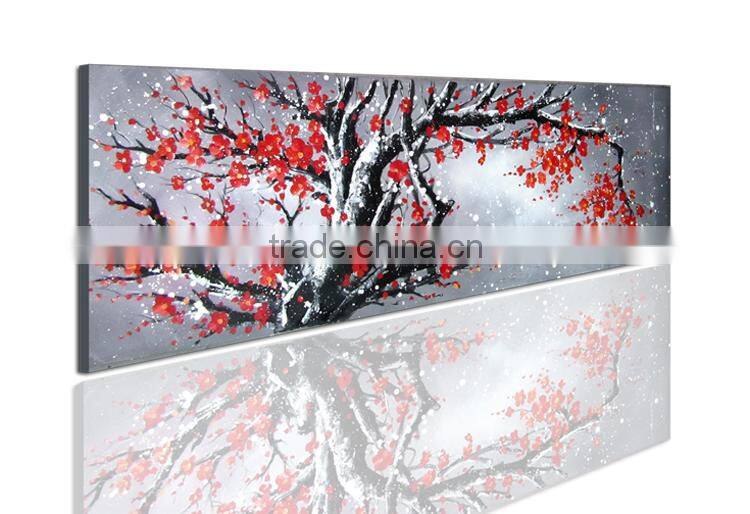 Chinese Painting Abstract Textured Canvas Wall Art