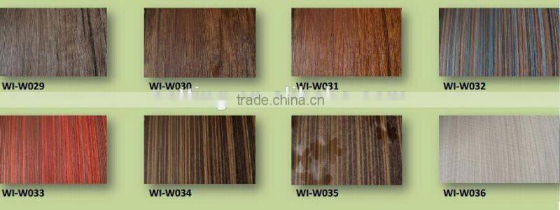 Wood Grain Color UV coated mdf