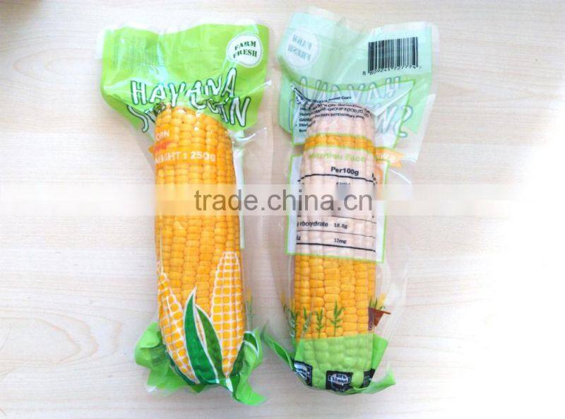 Cooked Vacuum Sweet Corn Snack