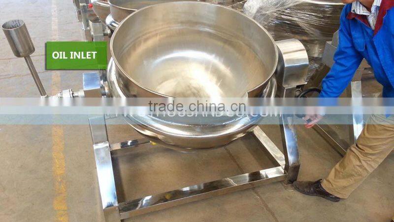 Oil Jacketed Cooking Pot - 100 L, Electric, Tiltable, Without Agitator, TT-JK-ET100