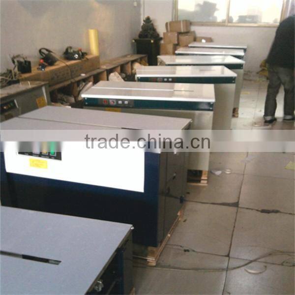 Low platform semi-automatic strapping machine/PP strapping band strapping machine//0086-13703827012