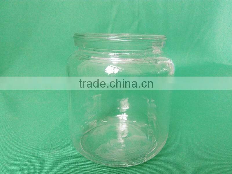 405ml cylinder glass pickle bottle for sour cucumber